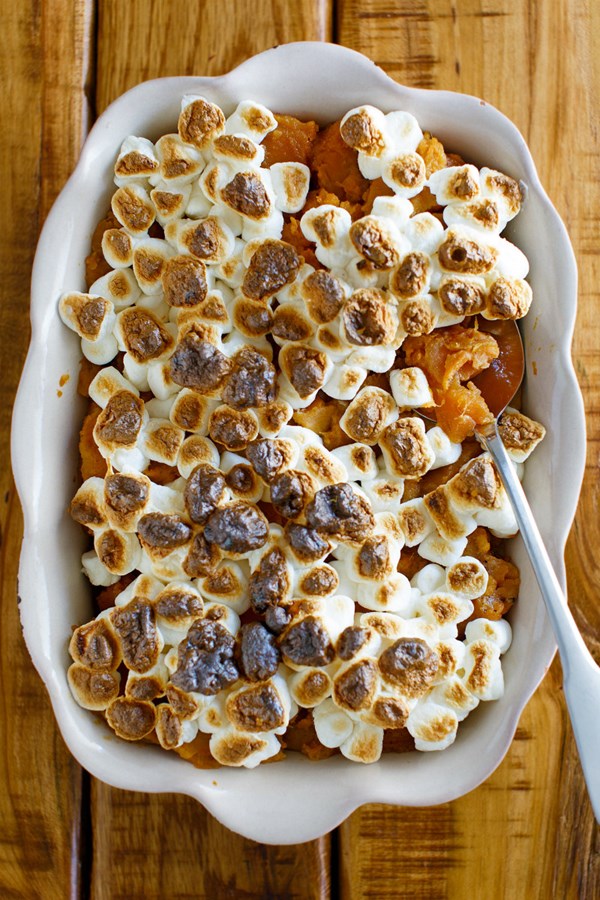 Easy glazed sweet potatoes