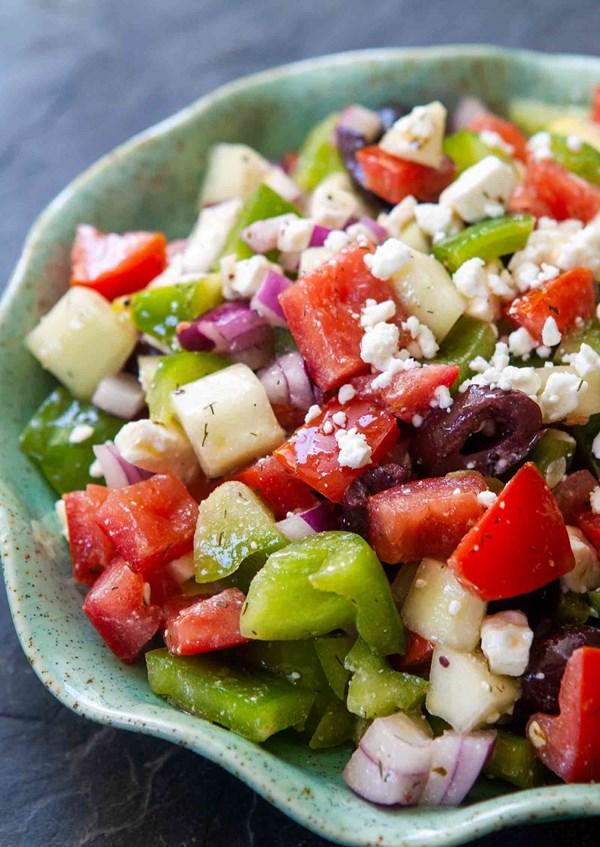 Easy Greek salad