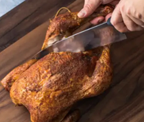 Easy grill-roasted whole chicken