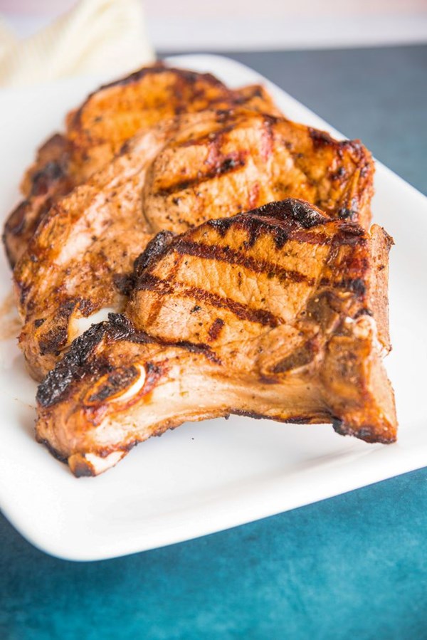 Easy grilled pork chops