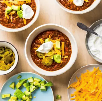 Easy ground beef chili