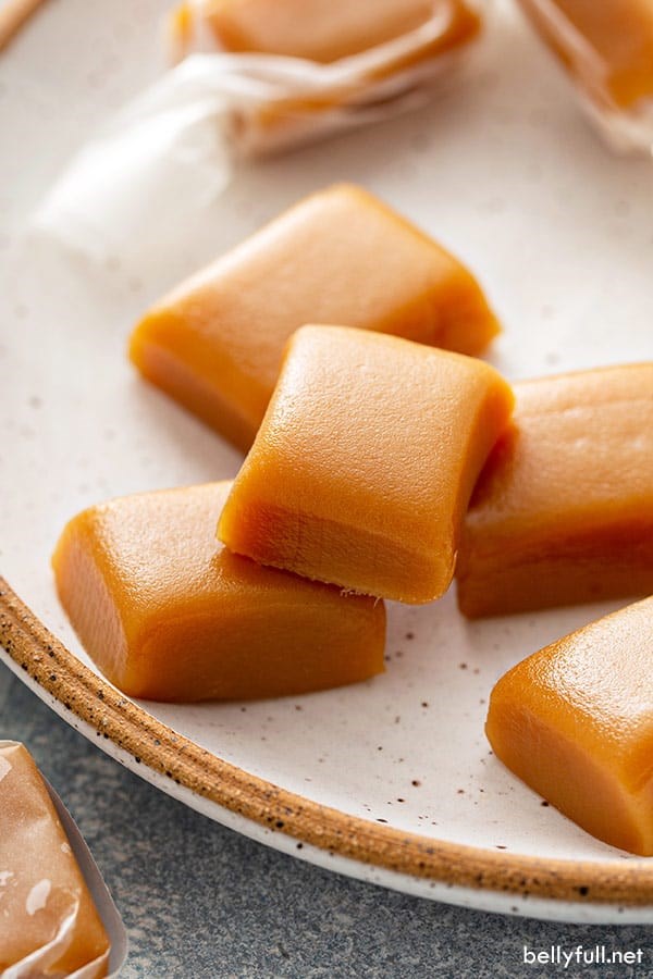 Easy homemade caramels