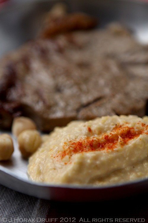 Easy hummus with South African chakalaka spice 