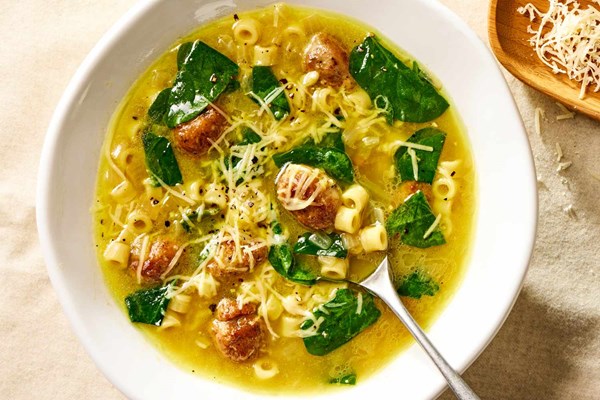 Easy Italian wedding soup