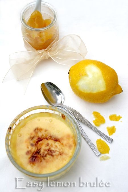 Easy lemon brulée 