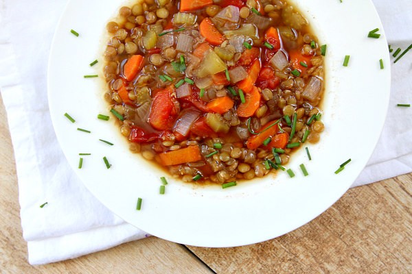 Easy lentil soup
