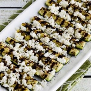 Easy low-carb grilled Greek zucchini
