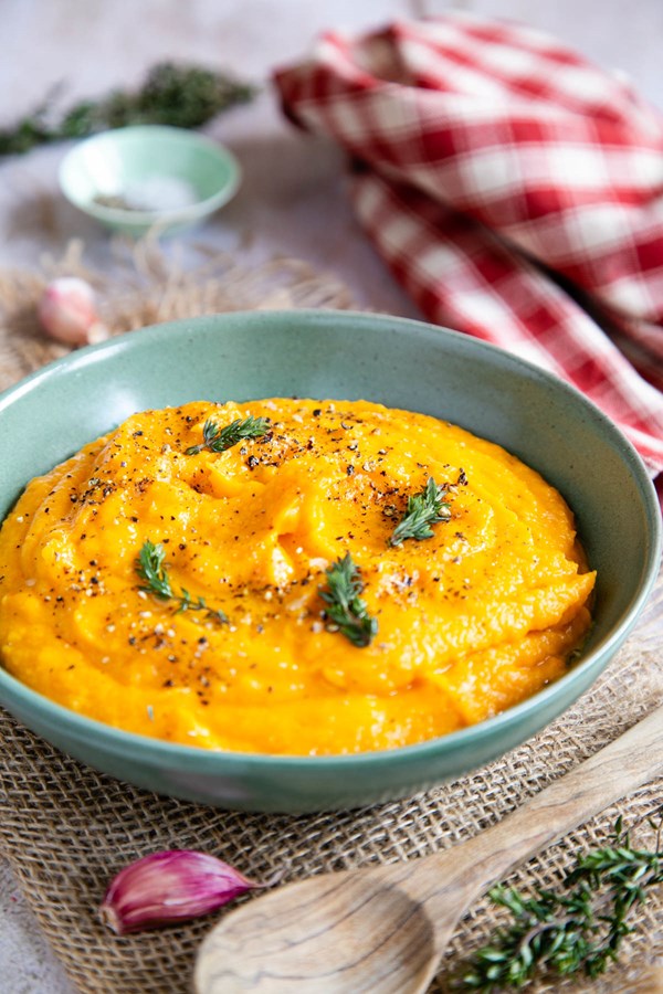 Easy mashed butternut squash