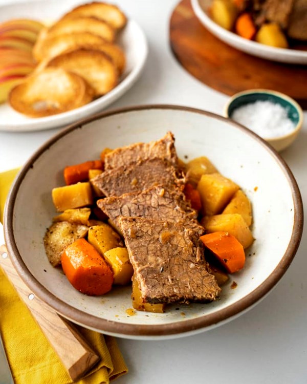 Easy, melt-in-your-mouth Dutch oven pot roast