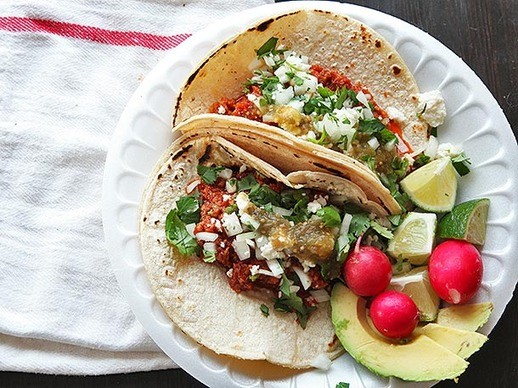 Easy Mexican chorizo tacos
