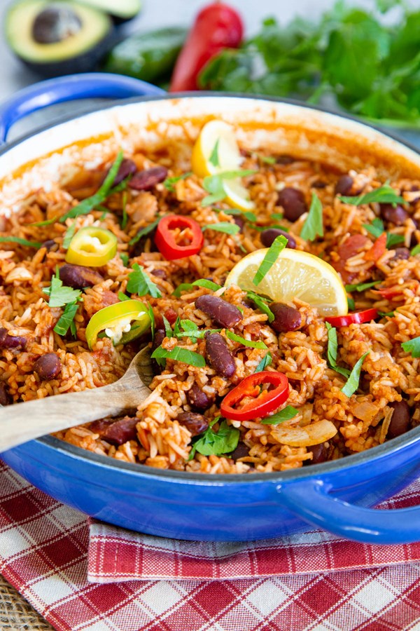 Easy Mexican rice and beans