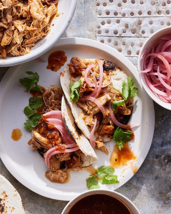 Easy Mexican shredded chicken