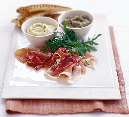 Easy mezze plate