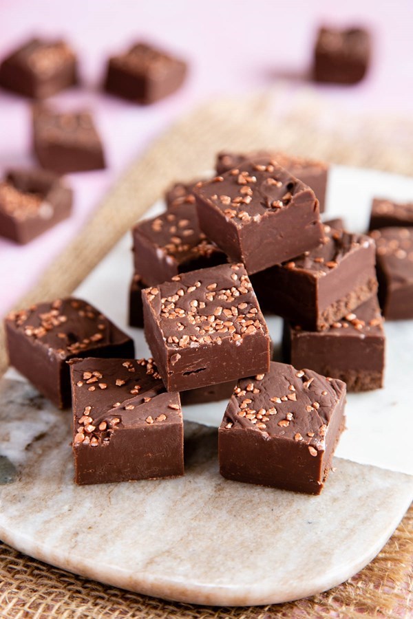 Easy microwave chocolate fudge