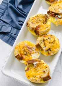 Easy mini egg casseroles