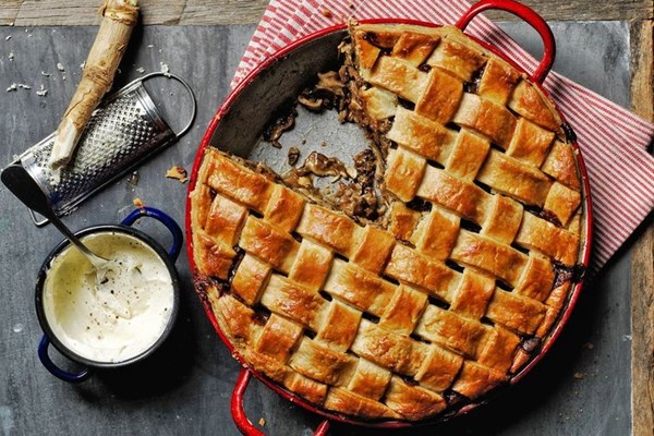 Easy mushroom pie