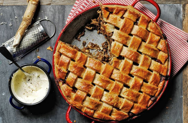 Easy mushroom pie