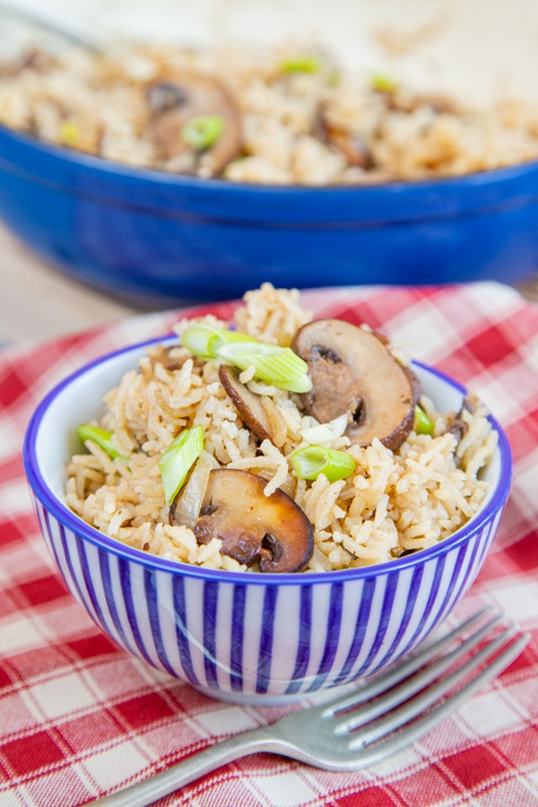 Easy mushroom rice