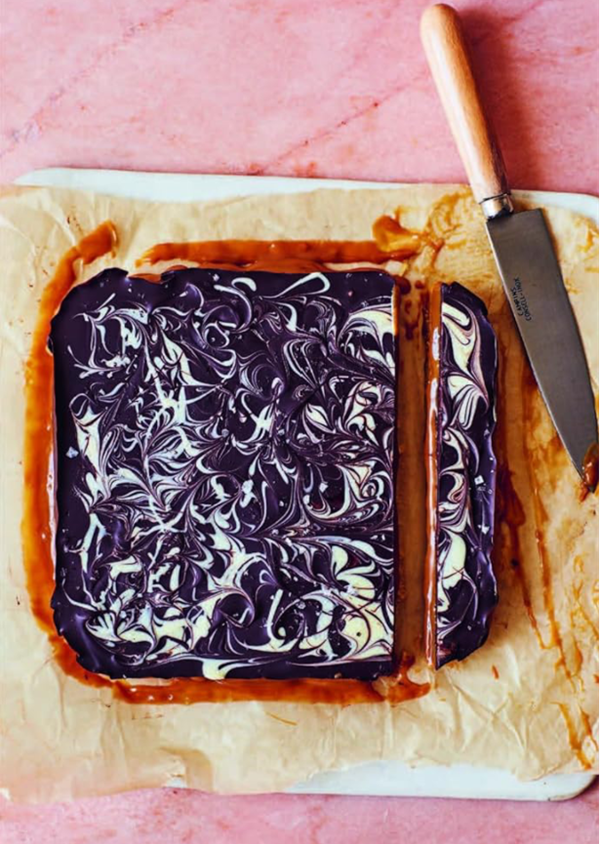 Easy no-bake millionaire's shortbread