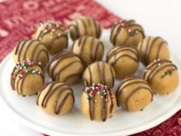 Easy no bake peanut butter balls