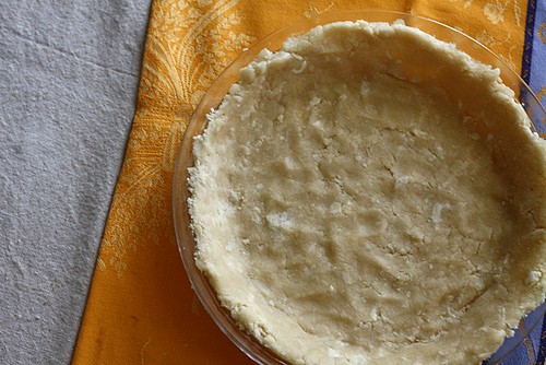 Easy no-roll pie crust