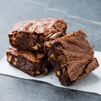 Easy Nutella-hazelnut brownies