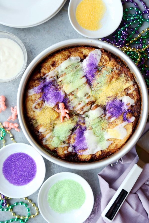Easy one-dish king cake