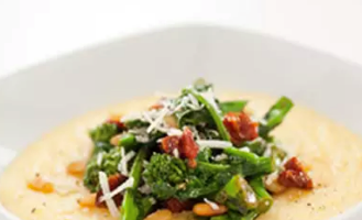 Easy Parmesan polenta