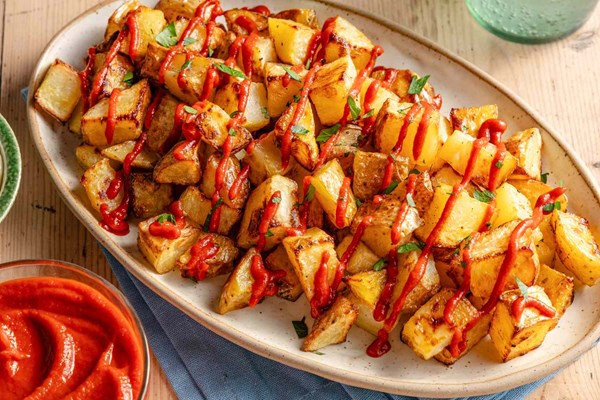 Easy patatas bravas