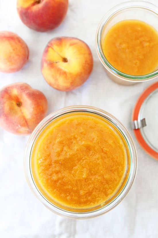 Easy peach butter