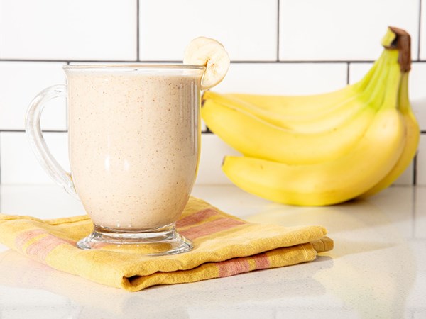 Easy peanut-butter banana smoothie