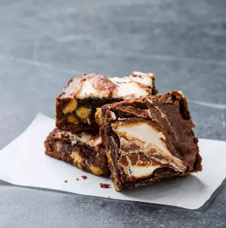 Easy peanut butter-marshmallow brownies