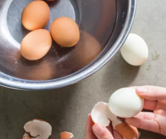 Easy-peel hard-cooked eggs