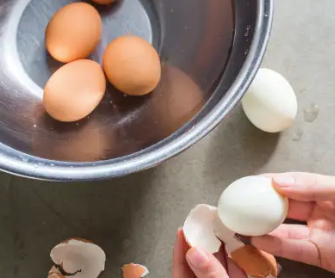 Easy-peel hard-cooked eggs