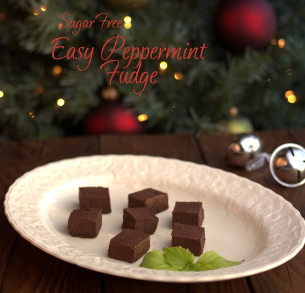 Easy peppermint fudge