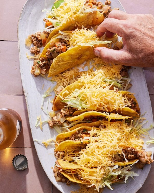 Easy picadillo tacos