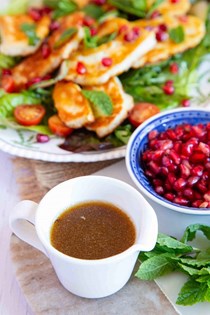 Easy pomegranate dressing