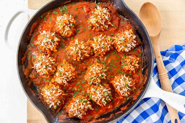 Easy porcupine meatballs