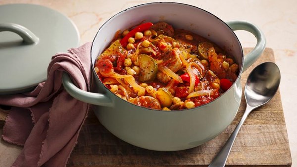 Easy pork and chickpea stew
