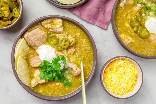 Easy pork chili verde