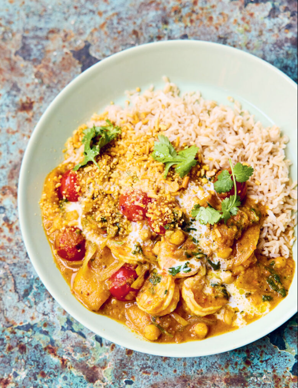 Easy prawn curry