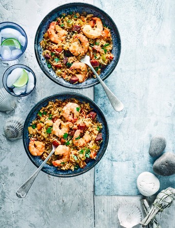 Easy prawn jambalaya