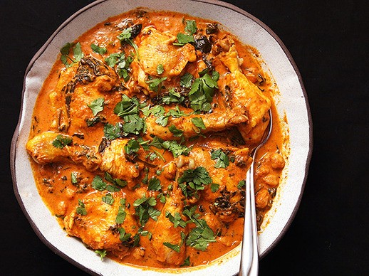 Pressure cooker chicken masala from Serious Eats