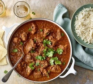 Easy pressure cooker lamb & coconut curry