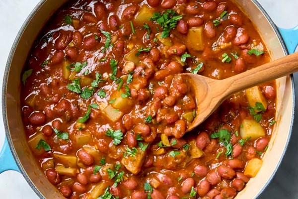 Easy Puerto Rican-style beans