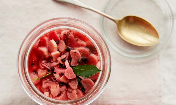 Easy rhubarb pickle