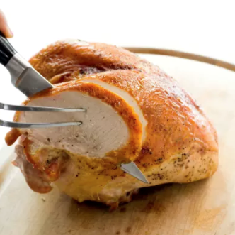 Easy roast turkey breast with lemon and thyme