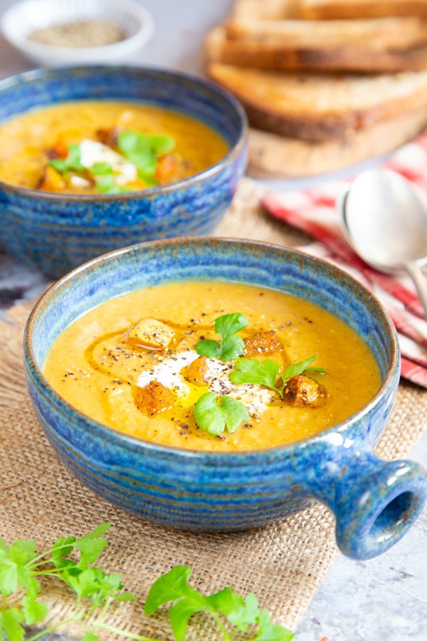 Easy roasted swede soup (Rutabaga soup)