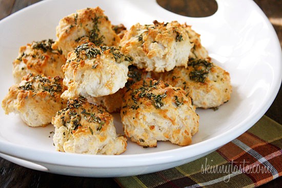 Easy rosemary garlic Parmesan biscuits
