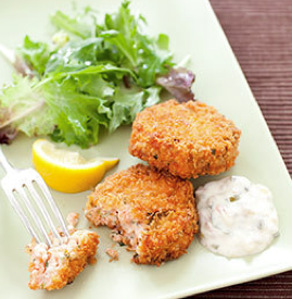 Easy salmon cakes